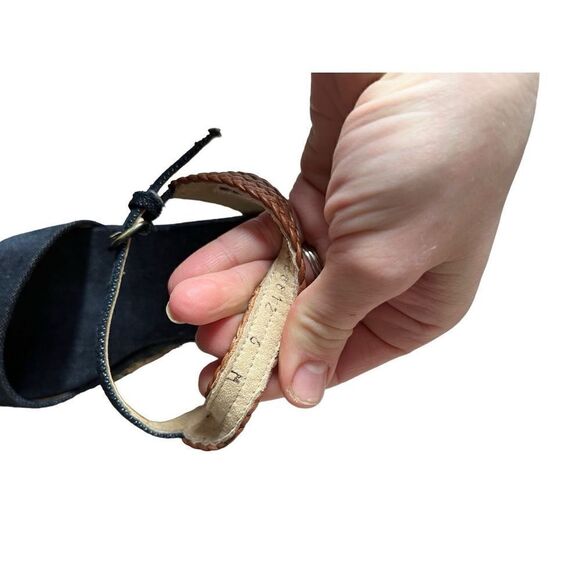 Stuart Weitzman YOURWAY SUEDE ESPADRILLE WEDGE SANDAL IN BLUE size 6 Chunky - Picture 8 of 13